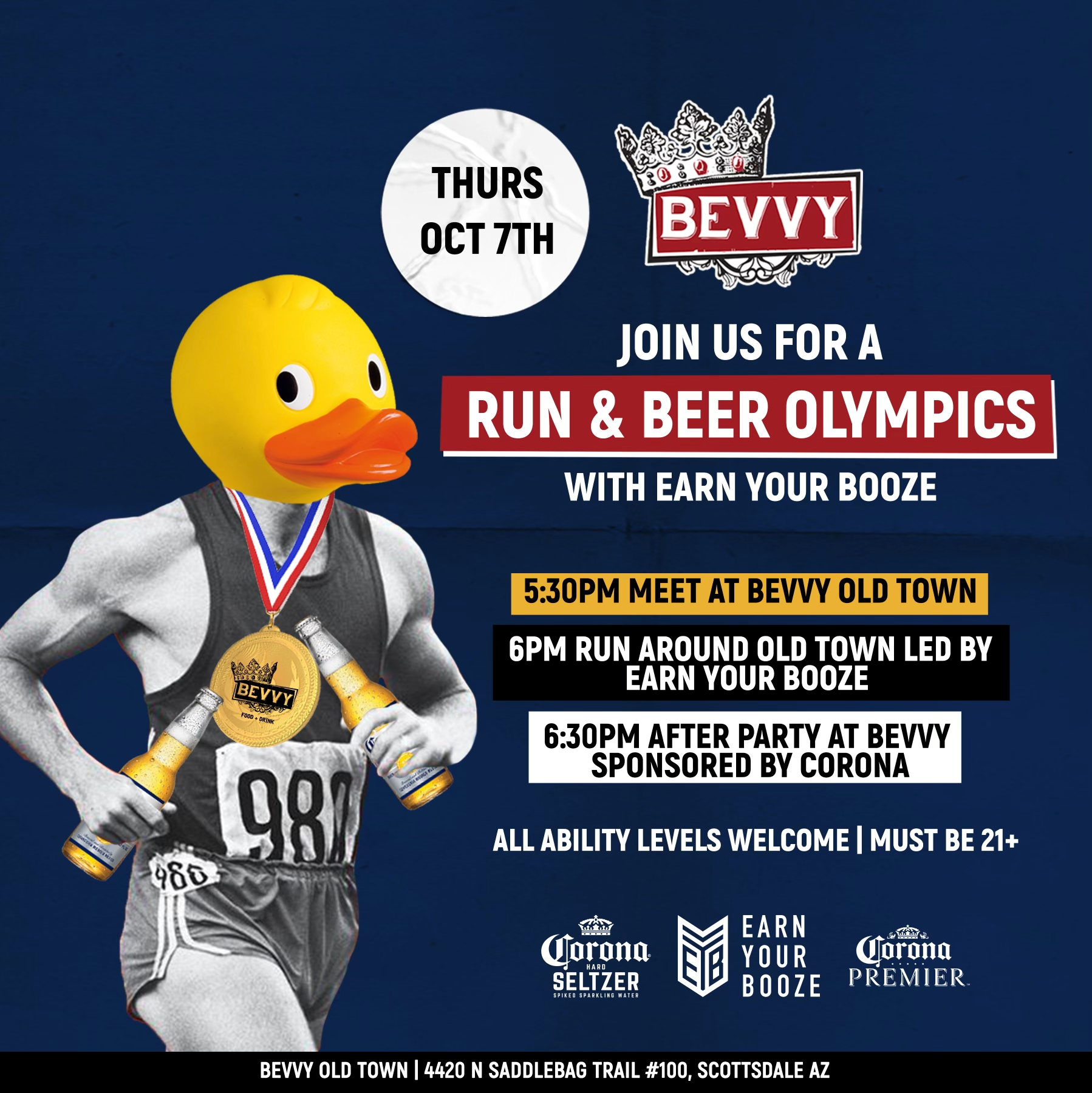 BEER OLYMPICS @ BEVVY OLD TOWN | OCT 7th