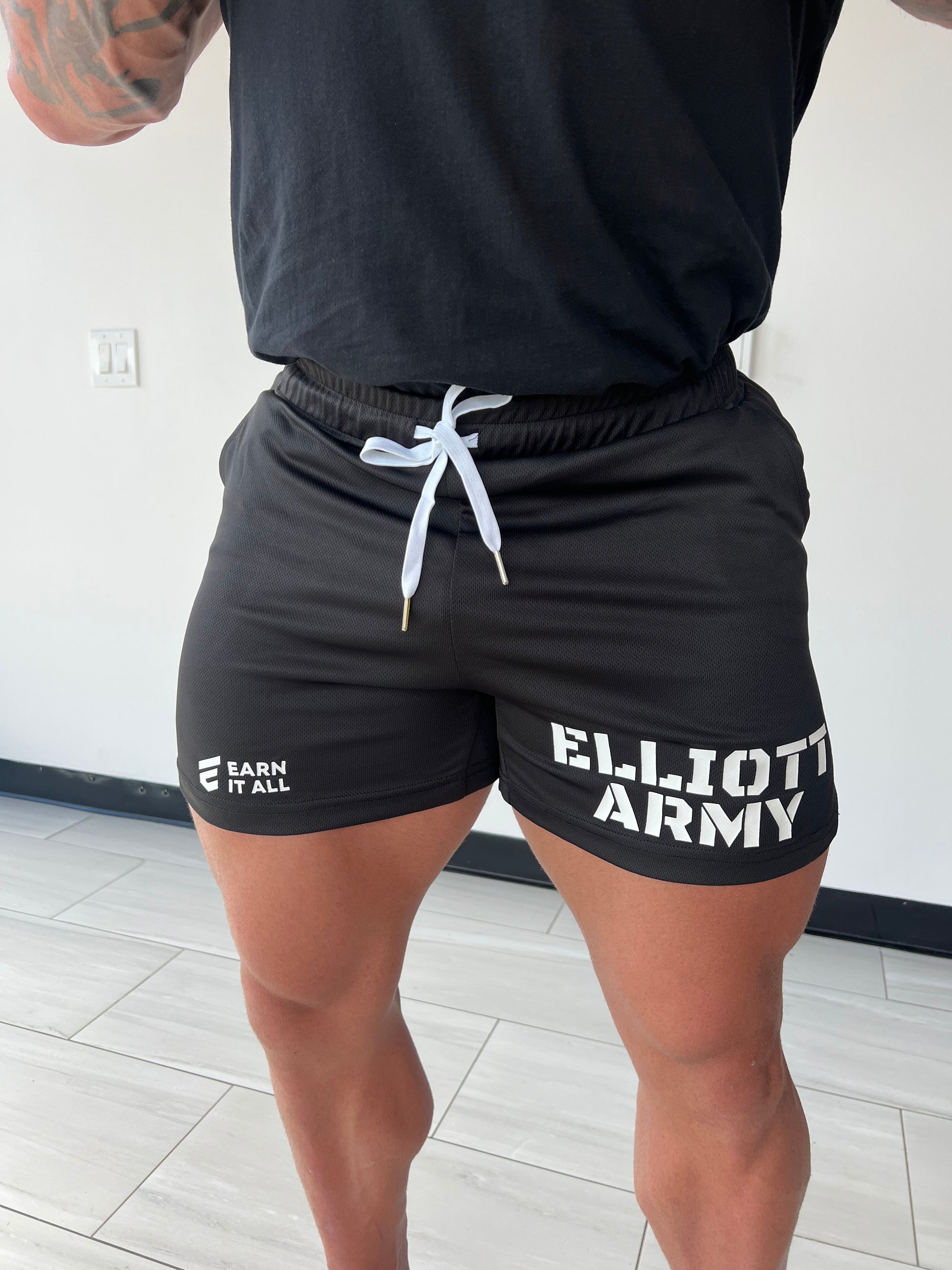 ELLIOTT ARMY Men's Gym ShortEarn Your Booze
