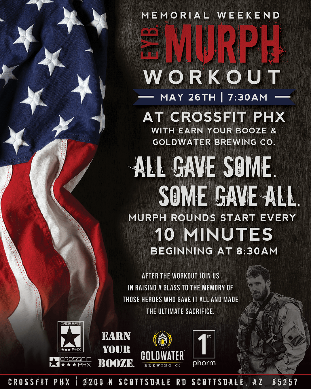 Crossfit PHX w/ Goldwater Brewing Co & EYB (MAY 26th)Earn Your Booze
