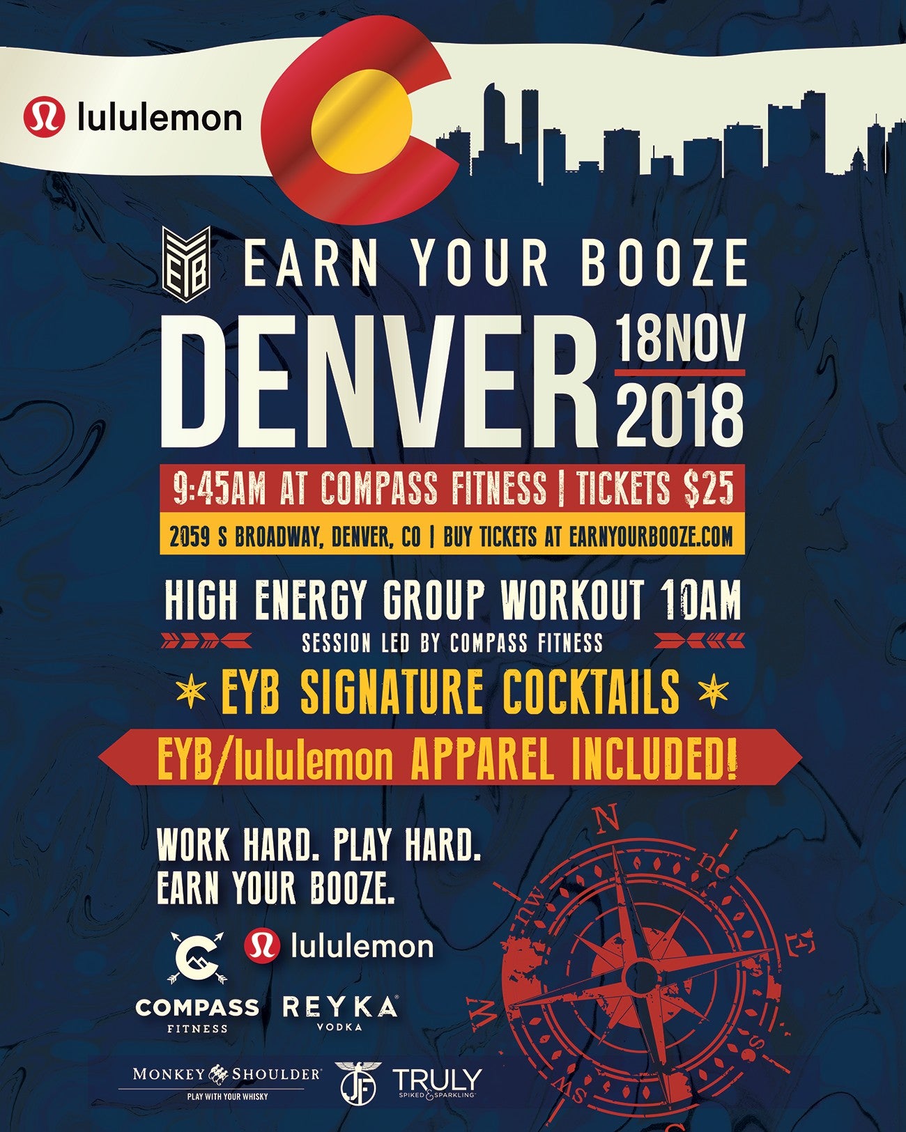 Denver | lululemon | CompassEarn Your Booze
