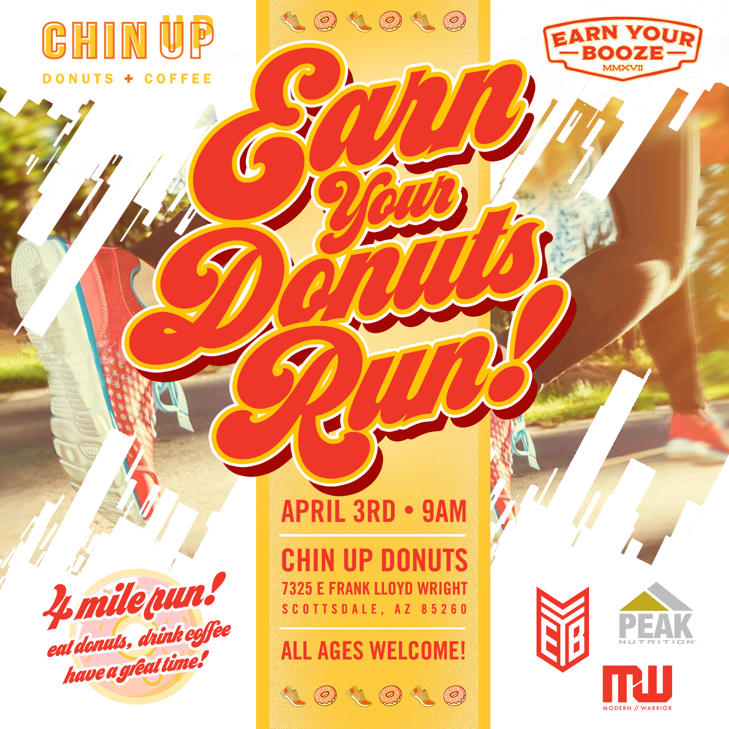 EARN YOUR DONUTS RUN! w/ Chin Up donuts | Scottsdale