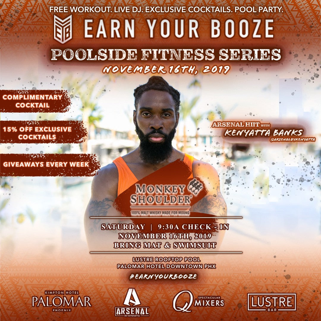 NOV 16th | Kenyatta Banks & Monkey Shoulder | EARN YOUR SCOTCH | SERIES FINALE!Earn Your Booze
