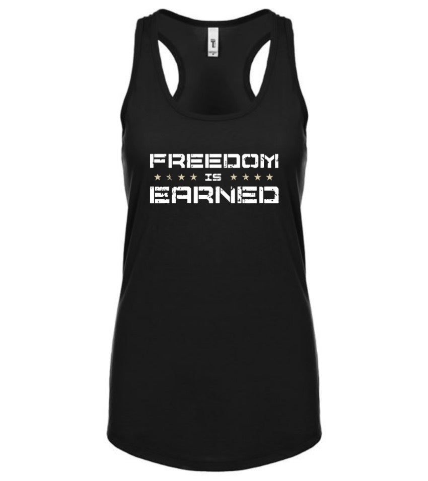 Freedom is Earned Women's TankEarn Your Booze
